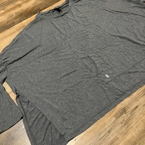 Slightly Buddha Dark Gray Long Sleeve Top